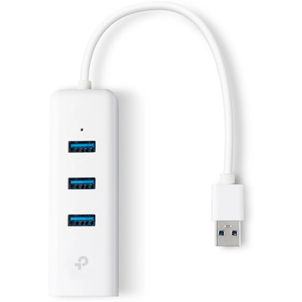 Adaptador TP-Link UE330 USB 3.0 a Ethernet 10/100/1000 3 Ptos USB-A 3.0 1 Eth.