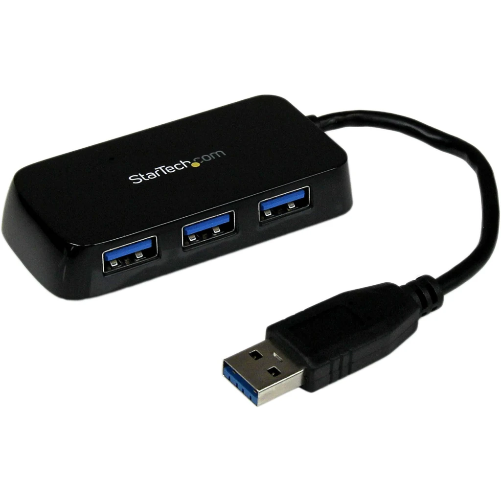 Adaptador Concentrador Hub USB 3.0 Super Speed para Notebook de 4 Ptos Salidas