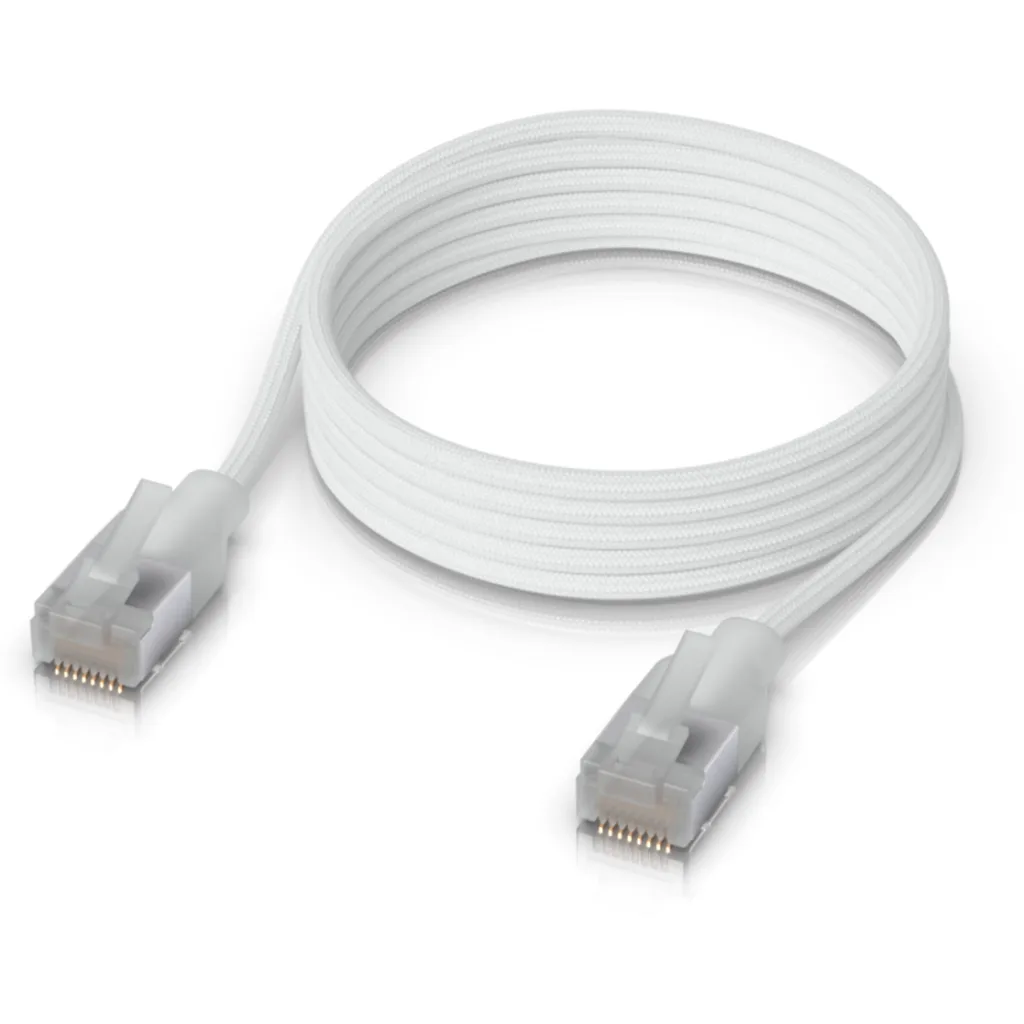 Cable Etherlighting Ubiquiti UACC-CABLE-PATCH-EL-C6A-1M-W, CAT6A 1mts Blanco