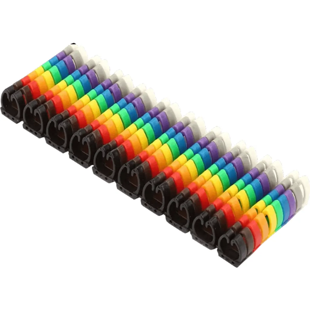 Imagen 1 de Marcadores Numericos p/cable-Cat5/Cat6 0-9 x10-c/u total-100u.