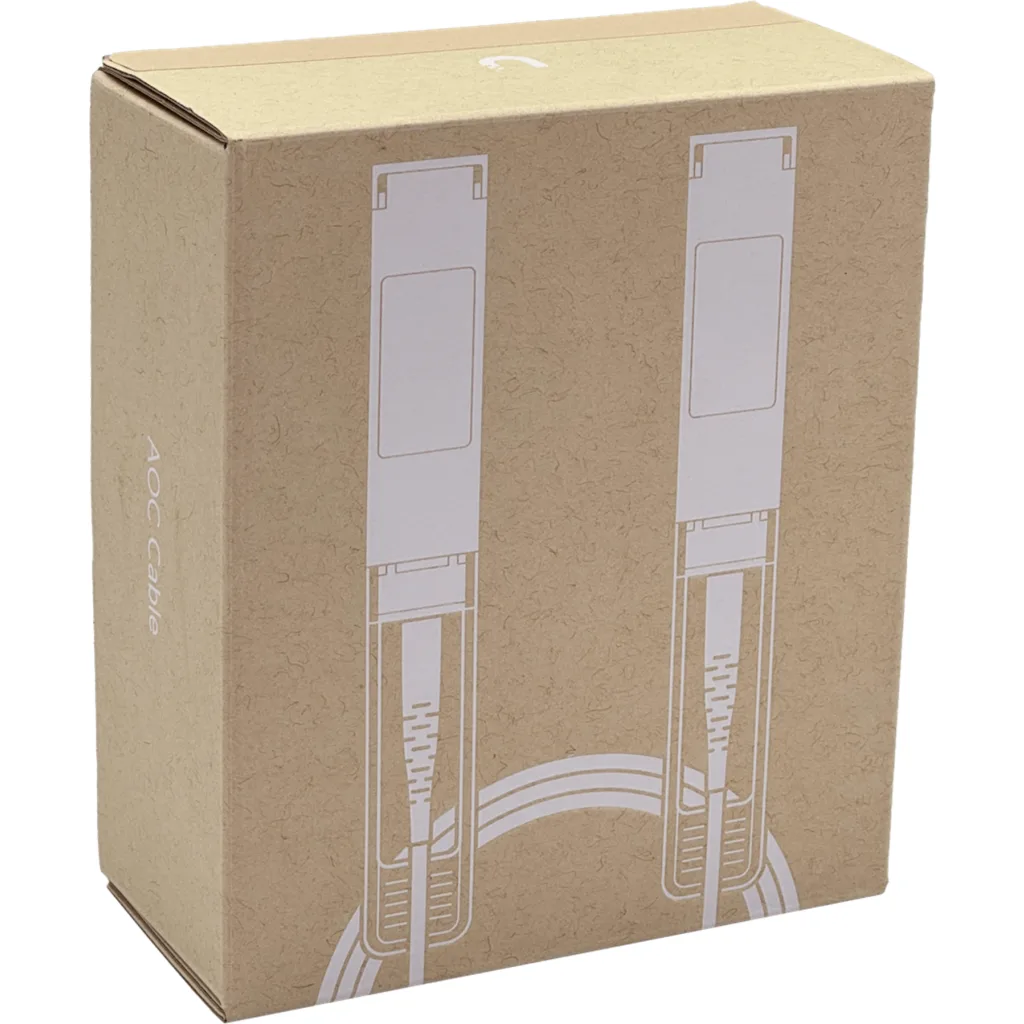 UI 20mt QSFP28-100Gbps Cable 3mm Fibra-MM Directa AOC-QSFP28-20M