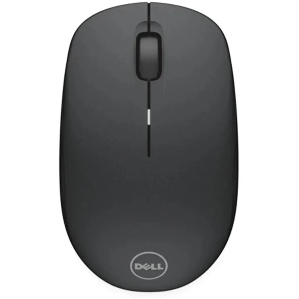 Mouse Inalámbrico Dell VM-126 Receptor USB 3 Botones 1000 dpi Color Negro