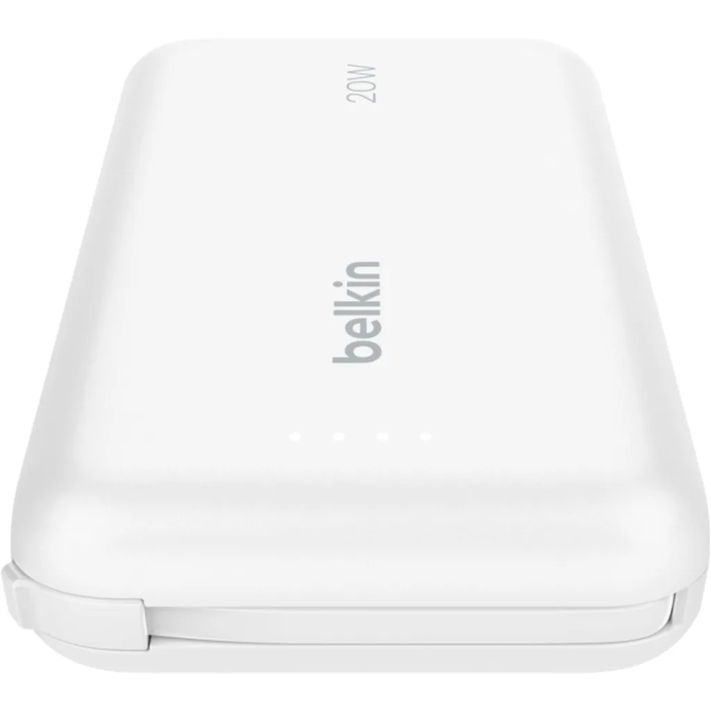 Imagen 5 de Bateria 10.000 mAh 20W PD con cable USB-C Belkin blanca