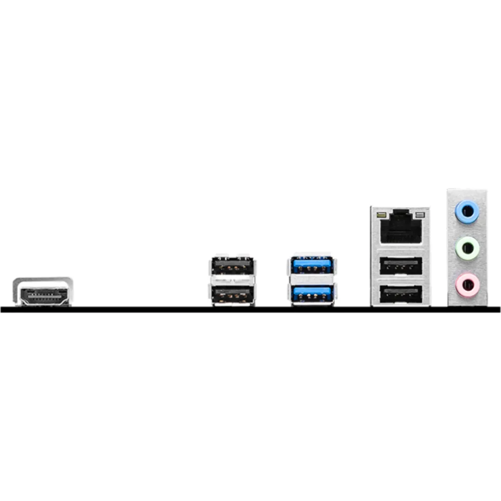 Imagen 4 de Tarjeta Madre MSI PRO H610M-S DDR4 LGA1700 14°G 2*DDR4 M.2 HDMI USB3.2/2.0 mATX