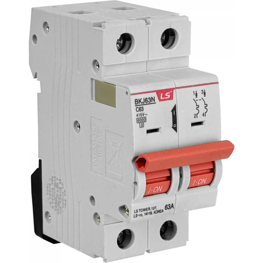 Imagen 1 de Bipolar 2x63A 6kA 230/400V Interruptor Automatico Curva C63