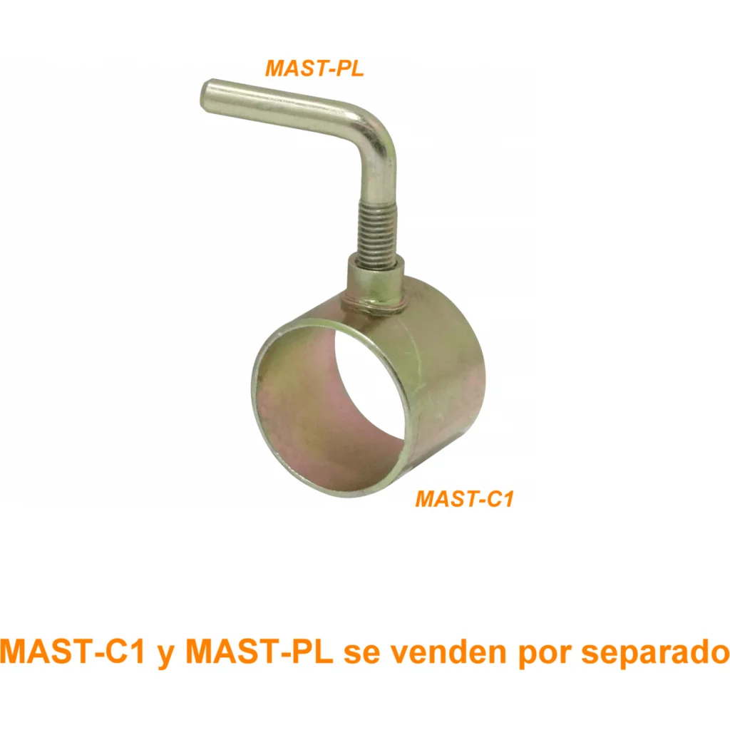 Base para tubo de 32mm req/MAST-PL Fijacion Mastil Telescopico