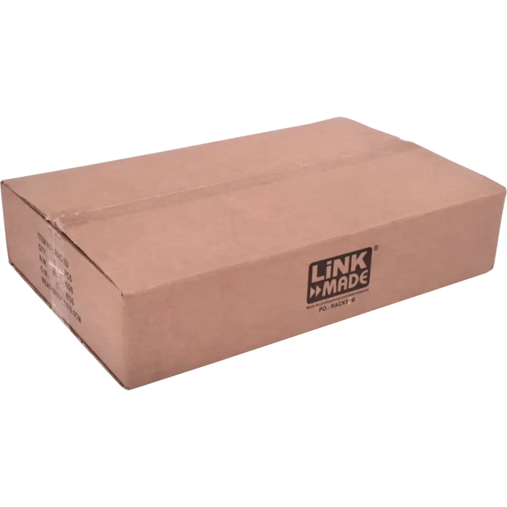 Imagen 3 de LINKMADE 2U Cajon 2-Llave Negro para Rack Altura-2-RU Profundidad-30cm