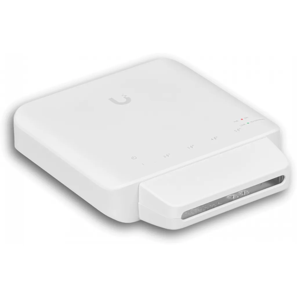 Imagen 2 de Switch Ubiquiti UniFi USW-FLEX, Conmutador,Gesti.4 x 10/100/1000 PoE+1x*10/100/1