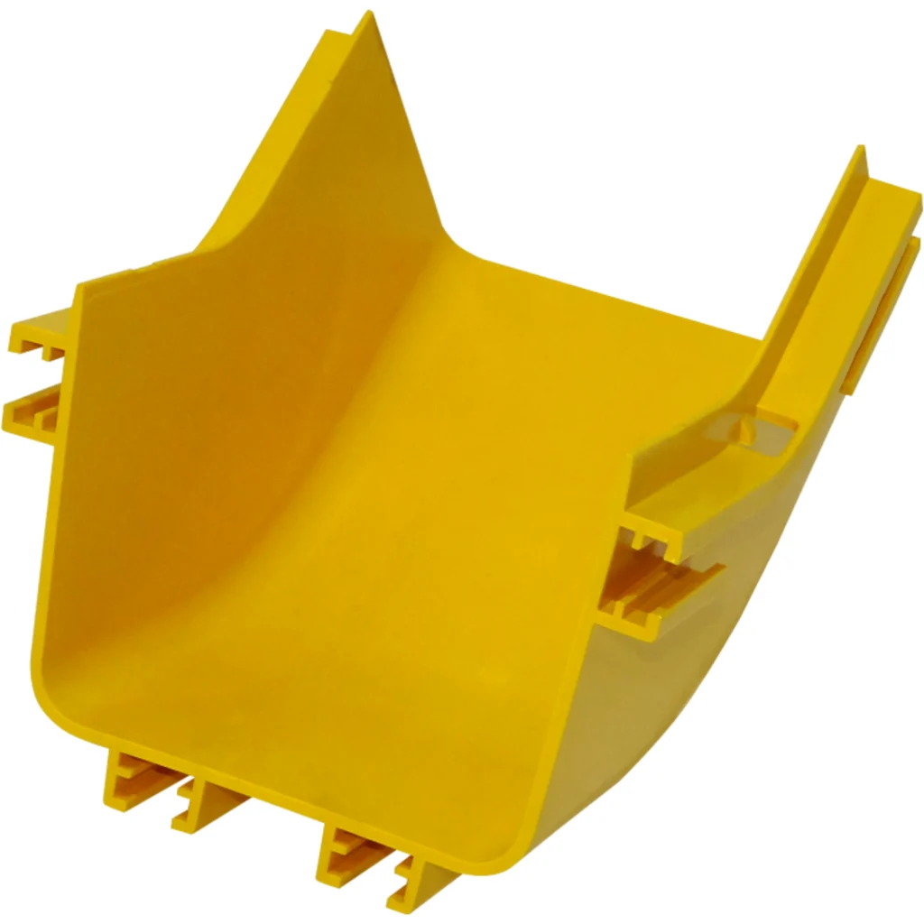 Imagen 1 de 120x100mm Angulo 45o Interior Amarilla PC+ABS LSZH Macho