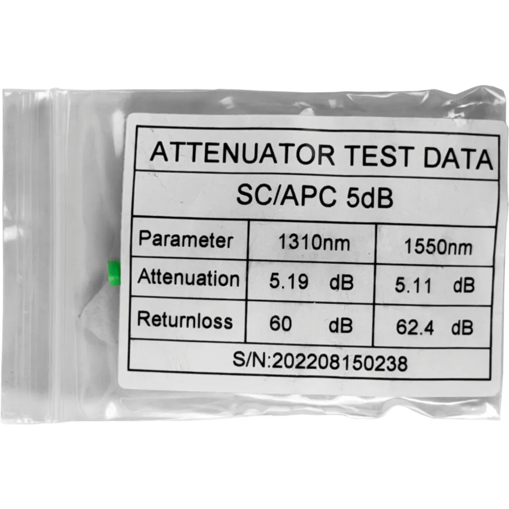 Imagen 3 de Atenuador 5dB SM SC/APC SC-Macho/SC-Hembra MonoModo