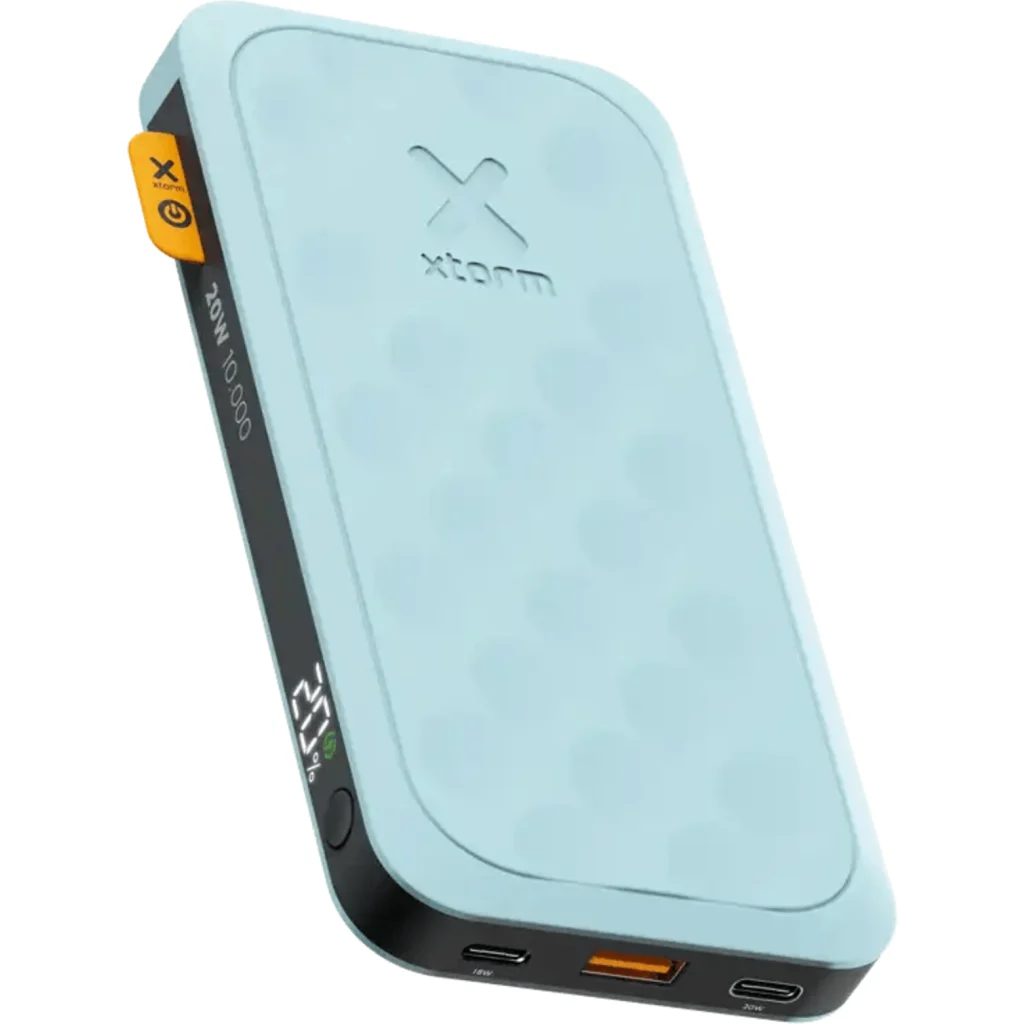 Bateria 10.000 mAh 2xUSB-C 1xUSB-A 20W Fuel Series Xtorm azul