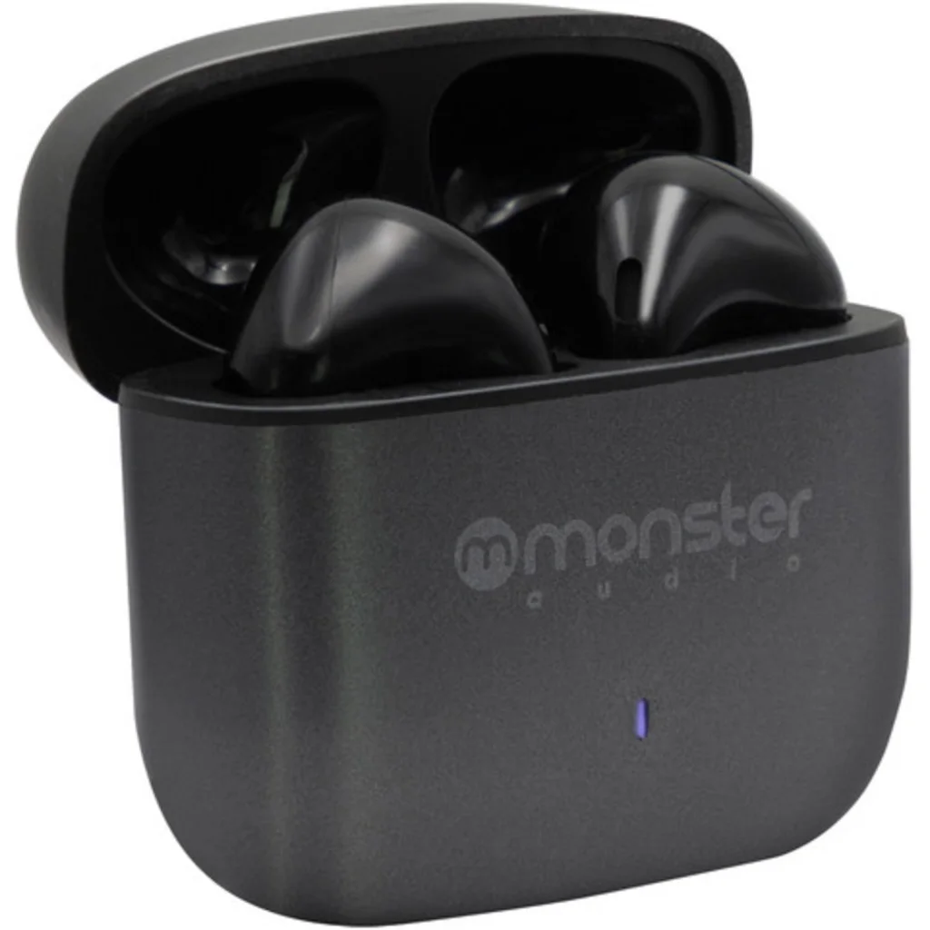 Imagen 2 de Auriculares Inalámbricos Monster True TW17 Conectividad BT Metal Grey IPX4