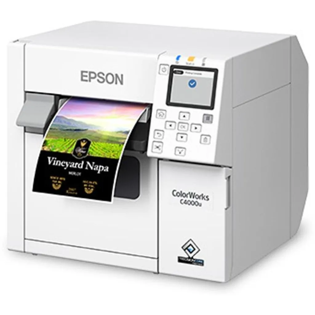 Imagen 3 de Impresora de Etiquetas Epson CW-C4000 4" Iny Tinta Color c/Cortador LAN USB