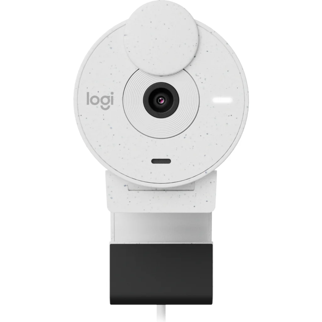 Imagen 3 de Cámara Web Logitech Brio 300,Full HD 1080p 30fps c/Micróf integrado USB Blanco