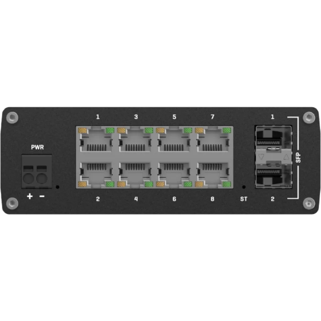 Imagen 3 de Switch Gestionable Teltonika TSW212, 8x Gigabit y 2 SFP L2 con Funciones L3