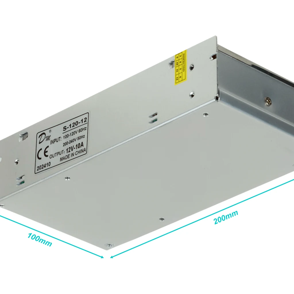 Imagen 4 de HT-120W. 12VDC 10A 120W Fuente Poder Ajustable Regleta interior