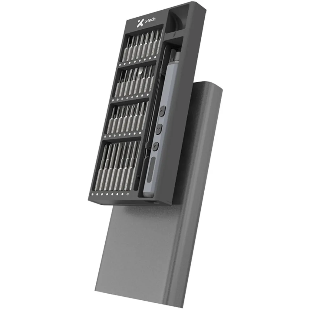 Imagen 1 de Xtech - 68-in-1 High-Precision Screwdriver Kit - Rechargeable Electric XTA-821