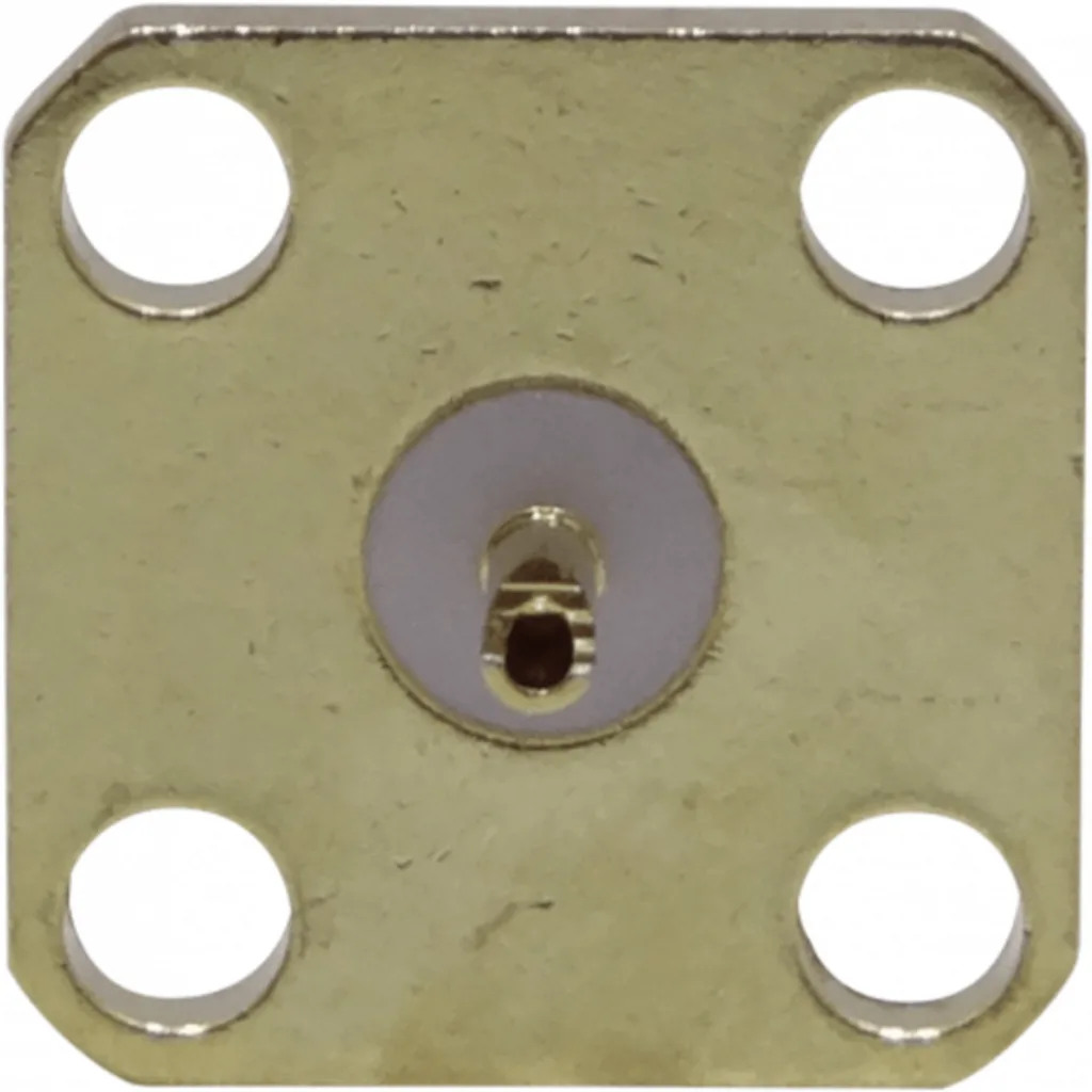Imagen 2 de .SMA-Hembra Chasis-4perf Panel Conector Soldable