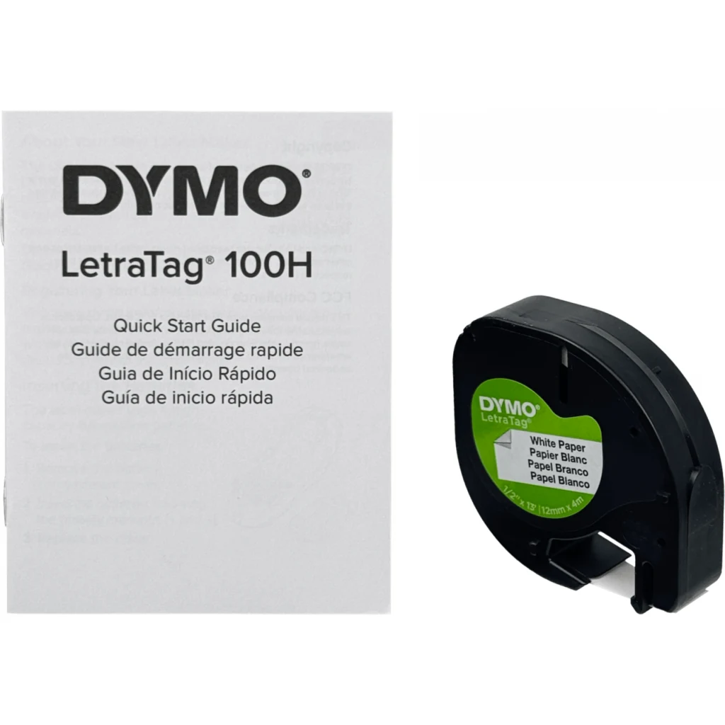 DYMO LetraTag Etiquetadora Rotuladora LT100H req-Pilas/4-AA