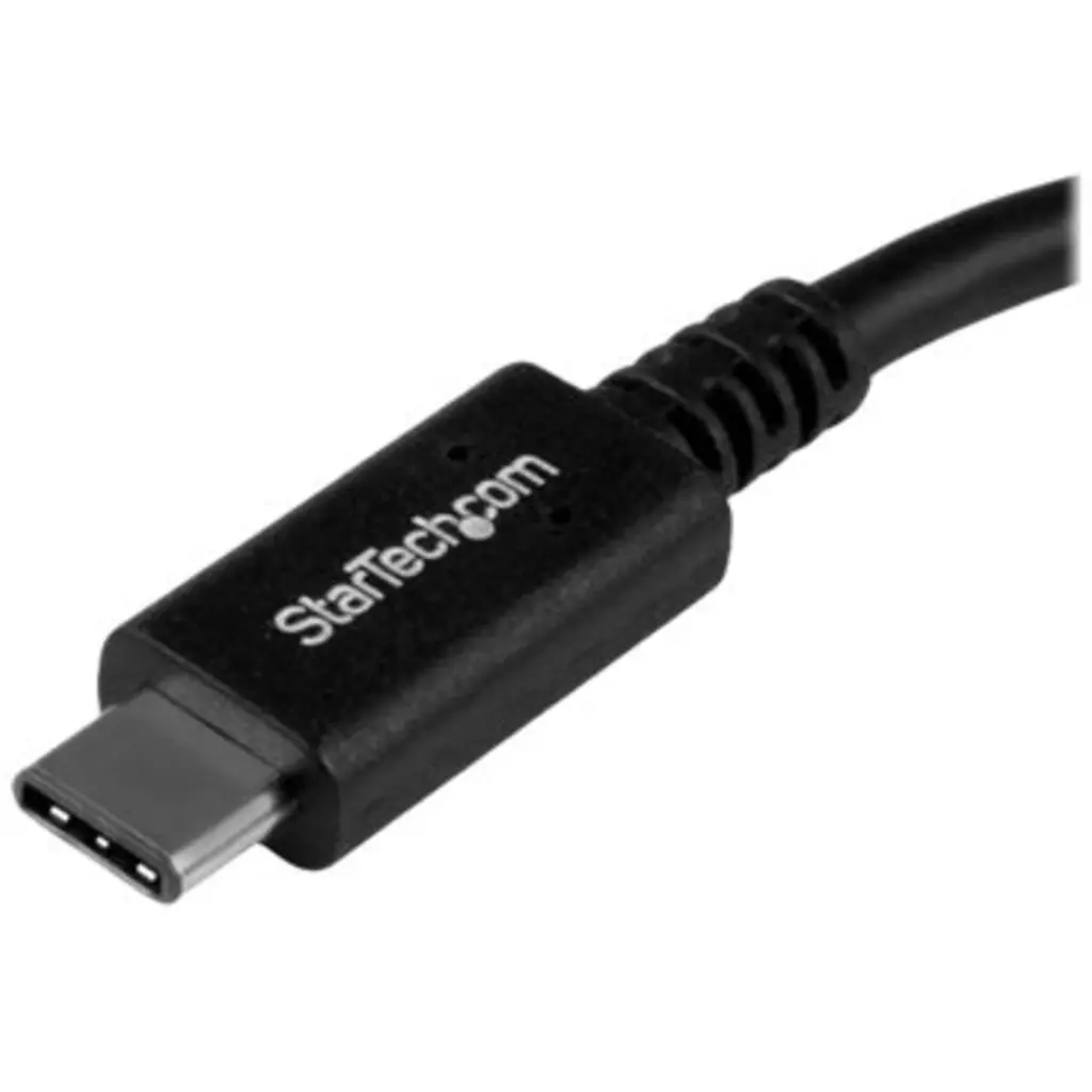 Imagen 1 de Adaptador USB Tipo-C 3.1 Gen 1 (5 Gbps) a USB Tipo-A, M/H 15cm 6" Níquel Negro.