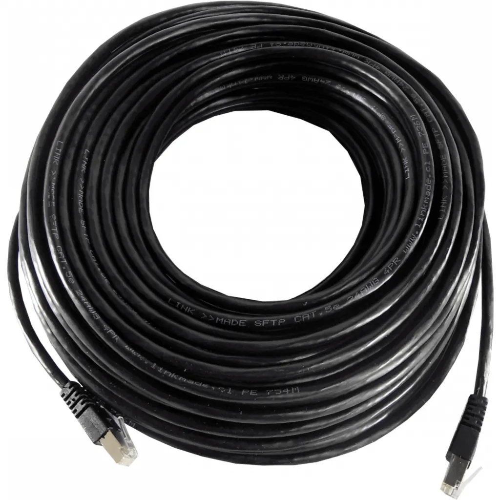 Imagen 2 de Cable de Red Linkchip Cat5E SF/UTP Multifilar 35 metros Color Negro
