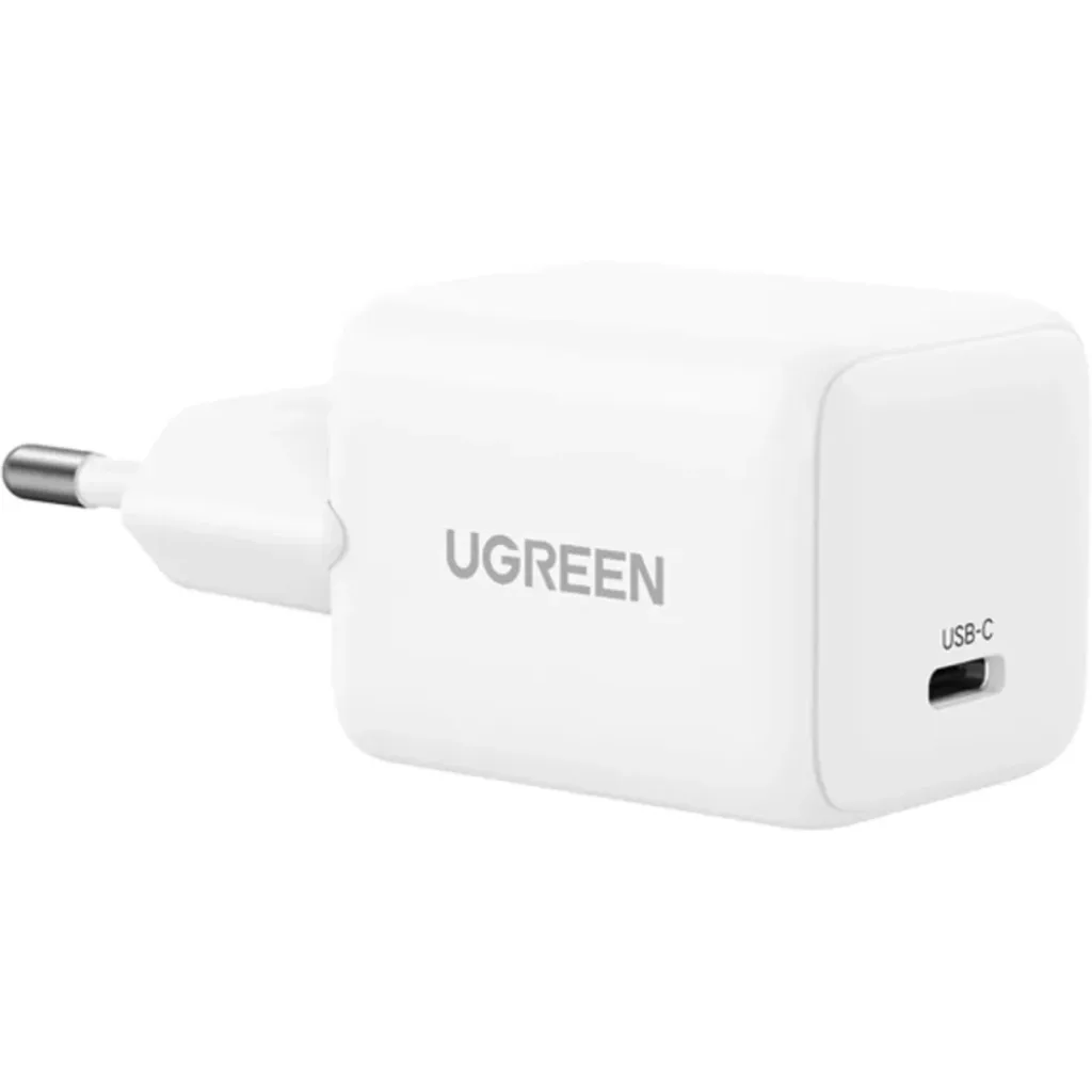 X512-W.  Cargador Rapido GaN 20W USB-C UGREEN Color Blanco