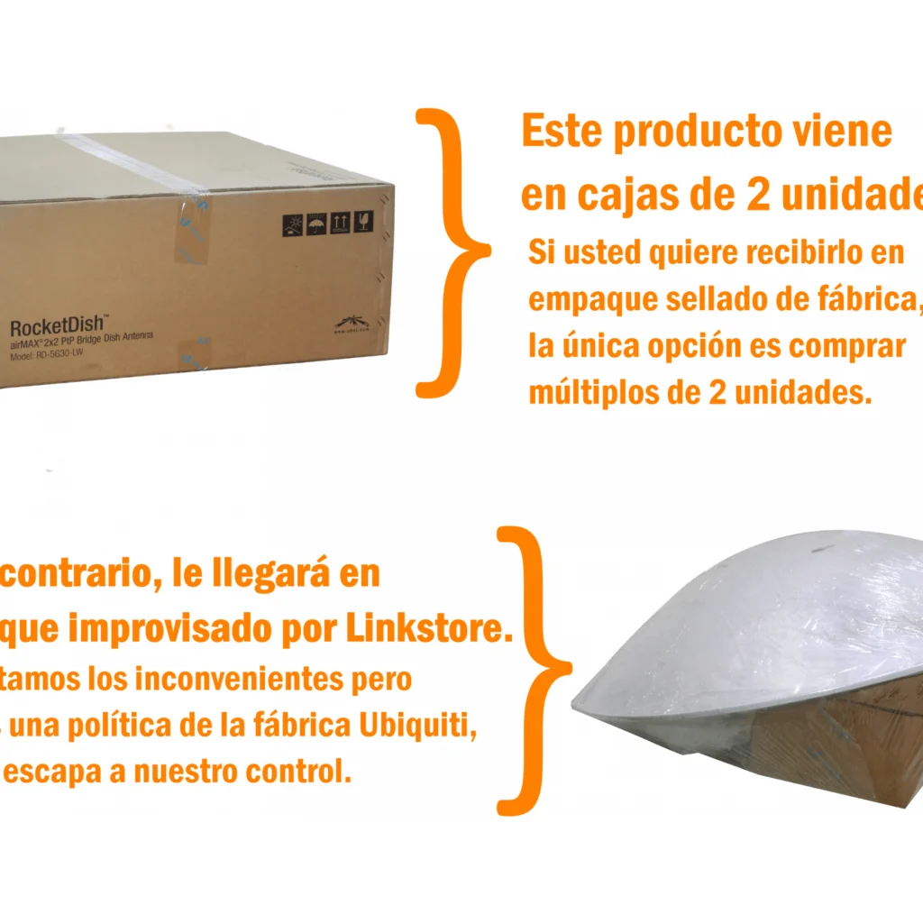 Imagen 3 de Rocket Dish Antenna 5GHz , 30 dBi, Rocket Kit (Ligth weight)