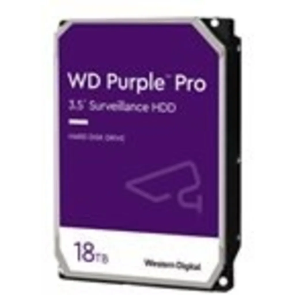 Imagen 1 de Disco Duro Western Digital Purple 18TB 3.5" 7200RPM SATA 6GBp/s 512MB p/VideoVig