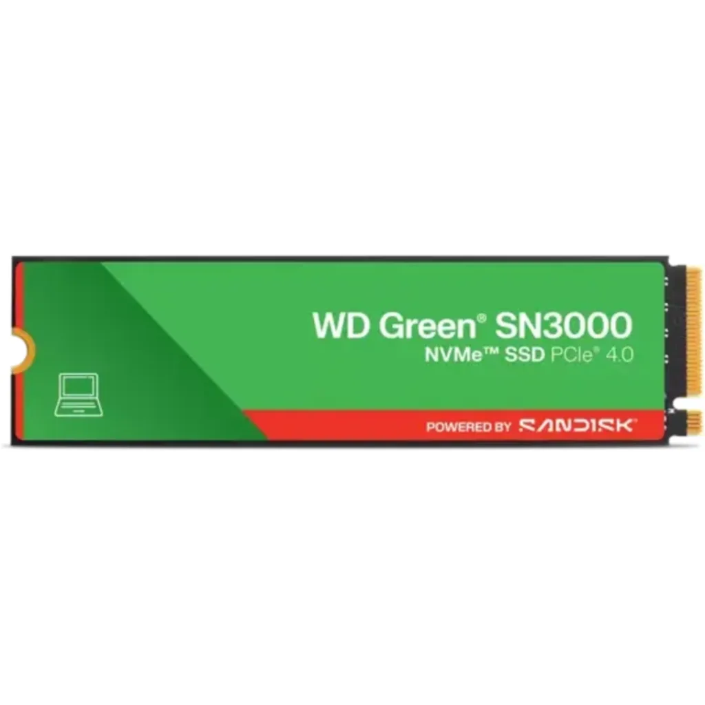 Western Digital WD Green SN3000 - Internal hard drive - 500 GB - M.2 - Solid state drive