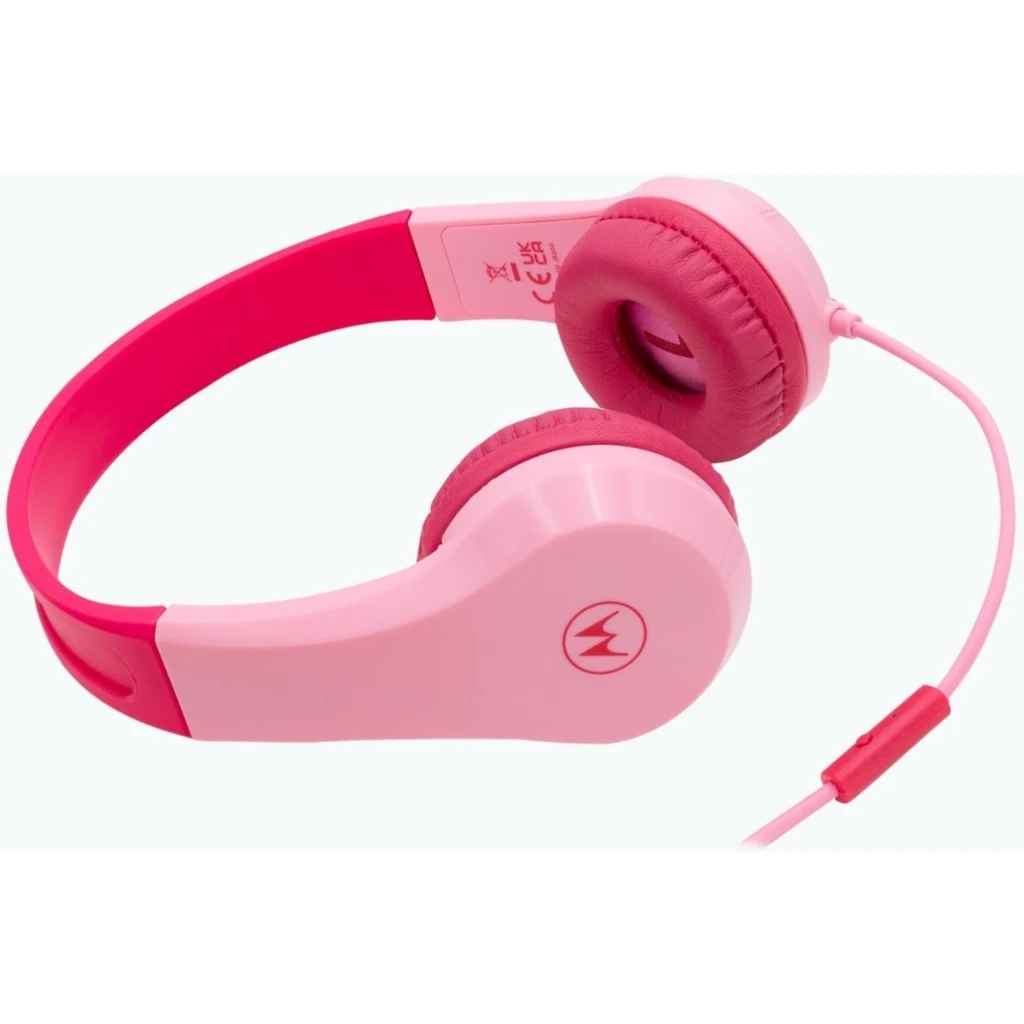 Imagen 2 de AUDIFONO MOTOROLA JR 200 CON CABLE M/LIBRES ROSADO