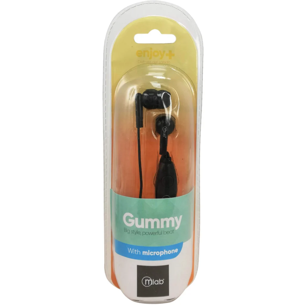Imagen 1 de MLAB AUDIF GUMMY IN-EAR M.LIBRES BLACK
