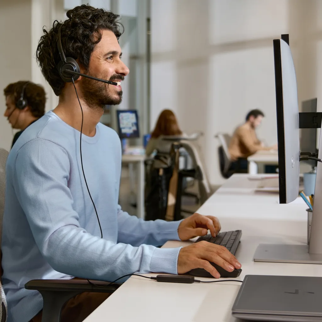 Imagen 3 de HP Poly POLY MISSION 425 USB HS CL WW Auriculares Alambrico Diadema Oficina/Cent