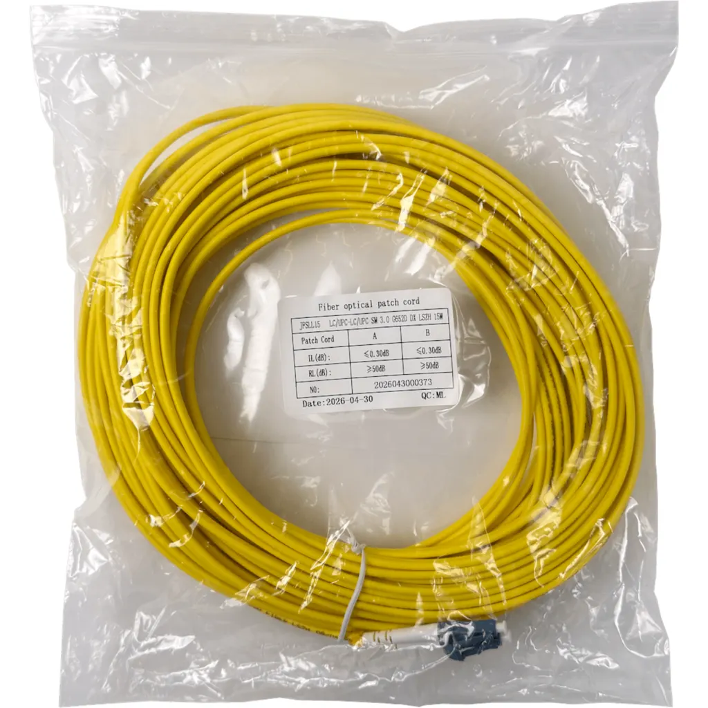 Imagen 2 de 15mt LC-LC MonoModo SM Duplex Jumper Cable Fibra 9/125um