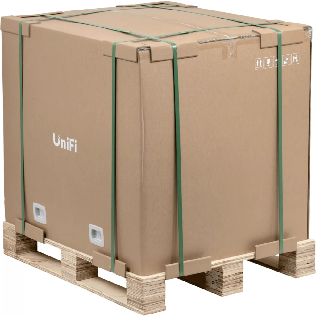 Imagen 1 de UBIQUITI 12U Microperforada Doble Bisagra 70cm-Fondo Rack Muro Blanco