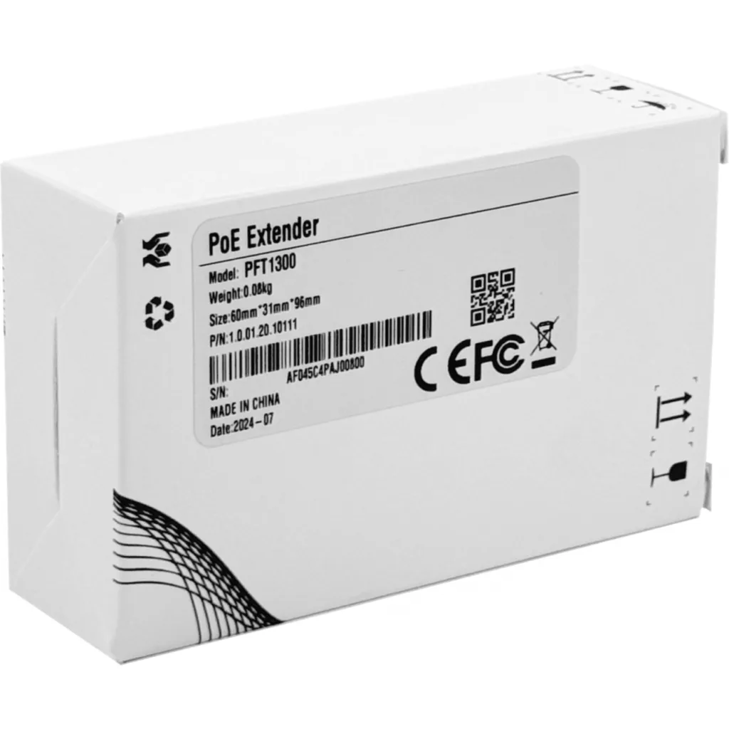 Imagen 1 de Extensor Mini Switch POE DAHUA PFT1300