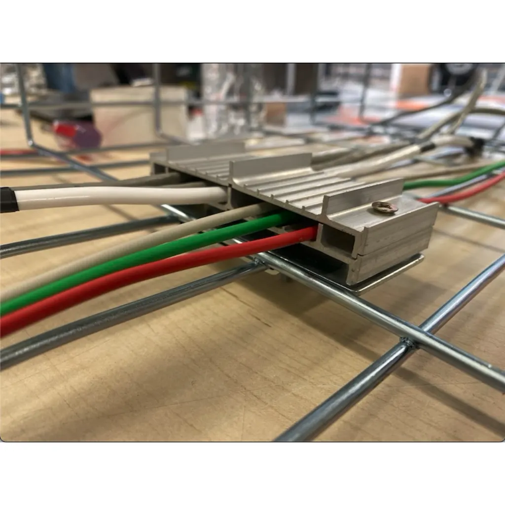 Imagen 1 de LINKCHIP Ordenador de Cables p/Escalerilla c/Base Canasto Malla Hilo