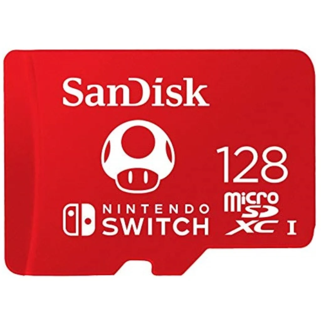Memoria MicroSDXC 128GB SanDisk UHS-I CL10 Lec90MBs Esc100MBs para Nintendo