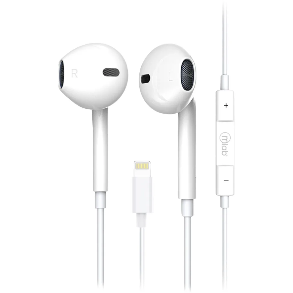 MLAB AUDIFONO AIR-BUDS WIRED MANOS LIBRES VOLUMEN LIGHTNING