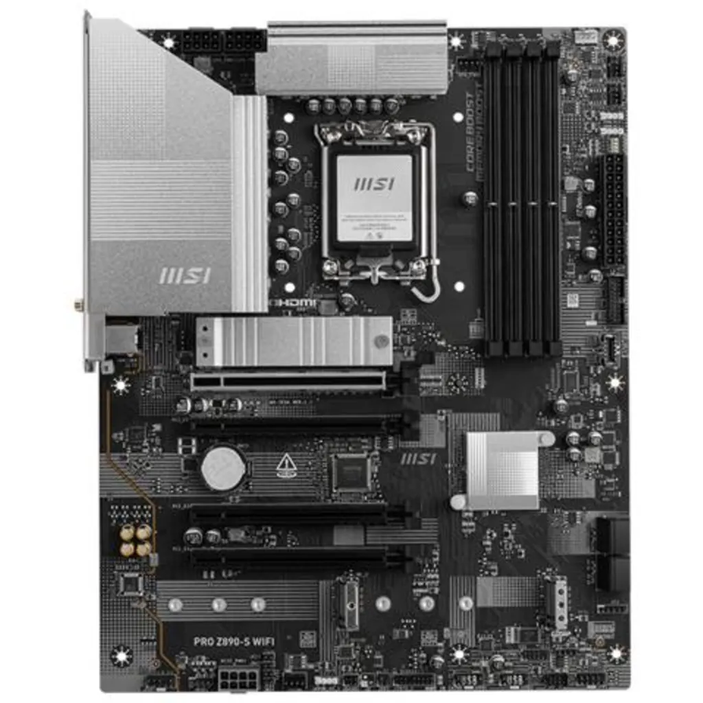 Imagen 2 de Tarjeta Madre MSI PRO Z890-S WIFI LGA1851 Ultra Series 2 4*DDR5 LAN WIFI7 ATX