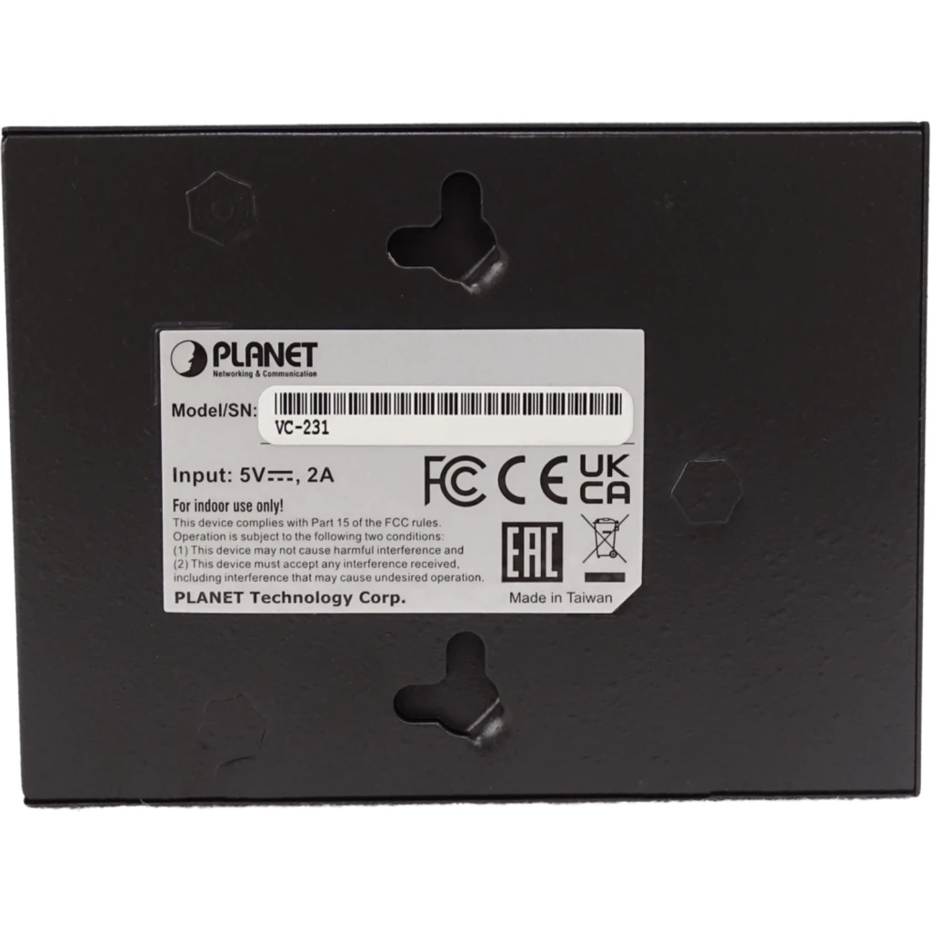 Convertidor Planet Ethernet 10/100 sobre VDSL2  Puertos 10/100 Base-TX RJ-45