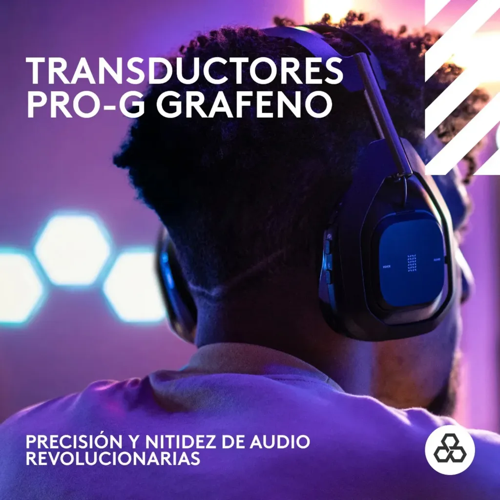 Imagen 9 de Audífonos Gamer inalámbricos Logitech G Astro A50 X Lightspeed Dolby Atmos Black