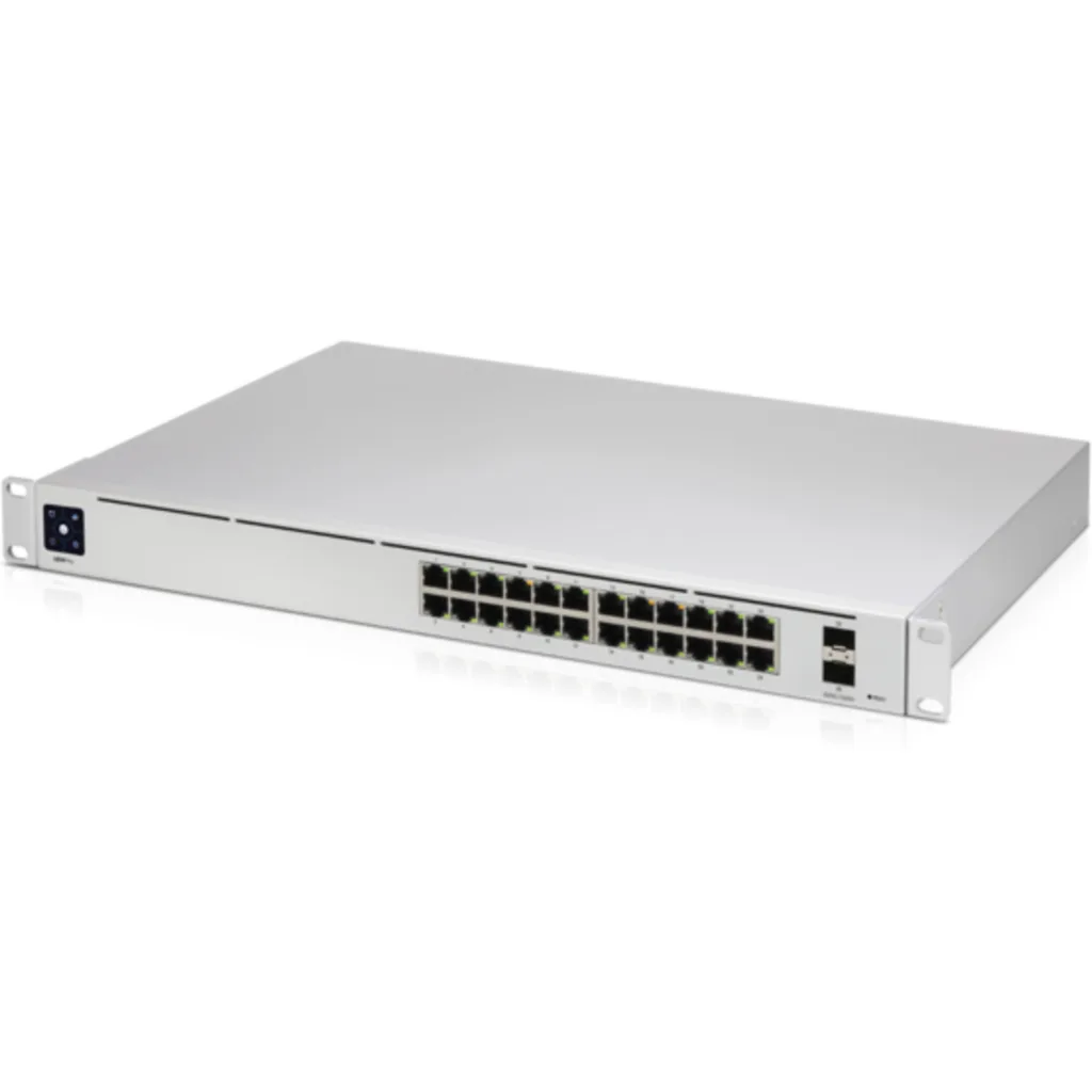 Imagen 4 de Switch Ubiquiti 24-Puertos Gbe 2*SFP+-10Gbe L2/L3 Requiere Cable Server 3200