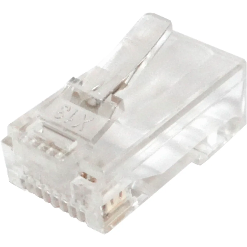 Conector RJ-45 CAT6 UTP  P/UNIFILAR 100 Unidades - LINKMADE