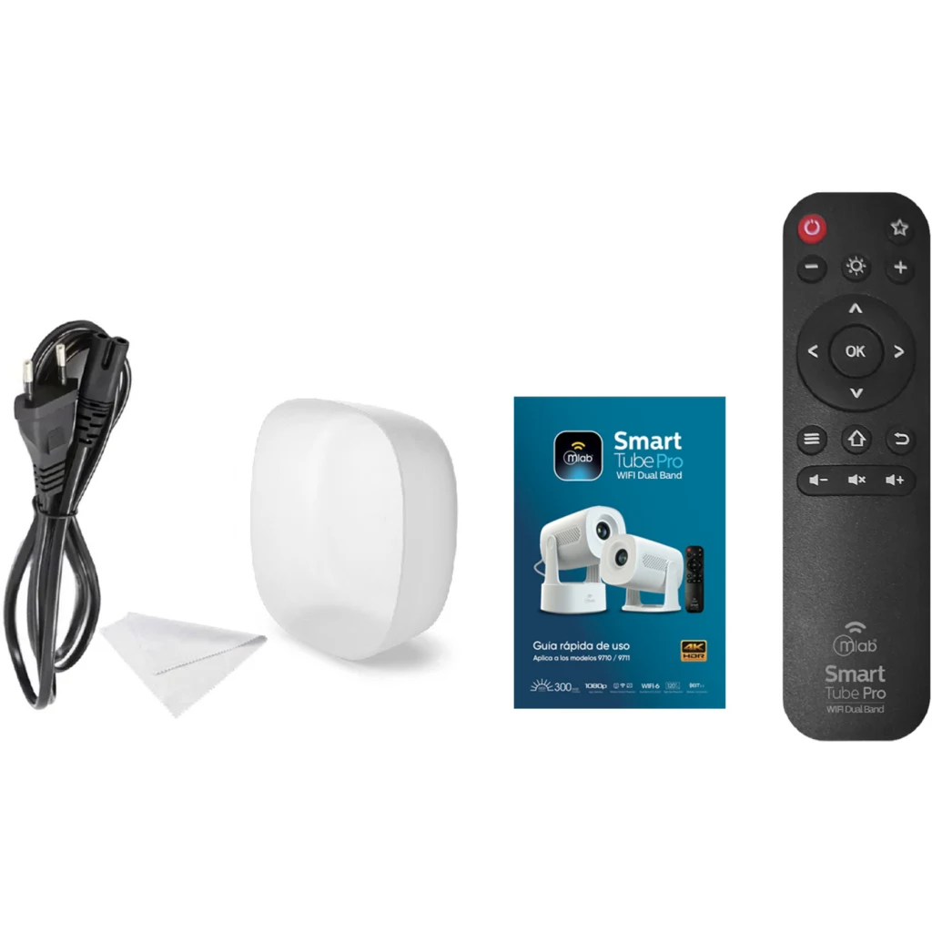 Imagen 7 de MLAB PROYECTOR SMART TUBE PRO WIFI DUAL-BAND 1080P 300ANSI LUMEN