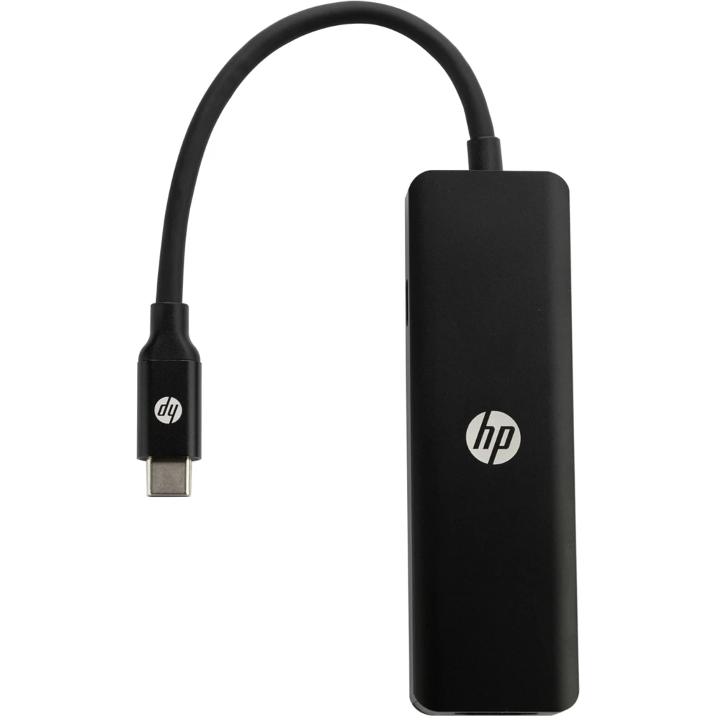 Imagen 3 de Adaptador Multipuertos 6en1 HP DHC-CT203C USB-C a HDMI USB-A 3.0/2.0 USB-C SD/FT