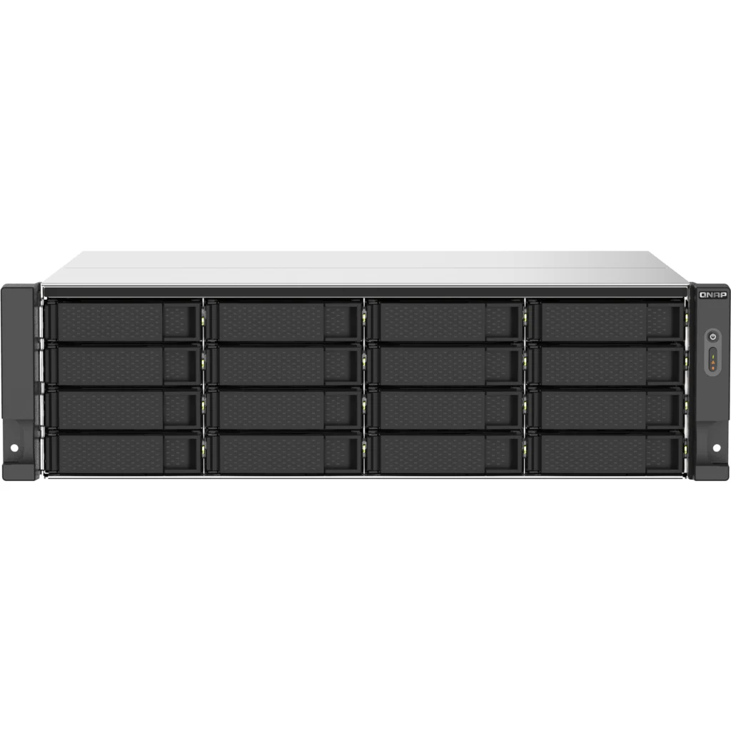 Imagen 1 de NAS QNAP TS-1673AU-RP-16G-US 16 Bahias AMD Ryzen 2*GigE 16*3.5" Sin DISCO