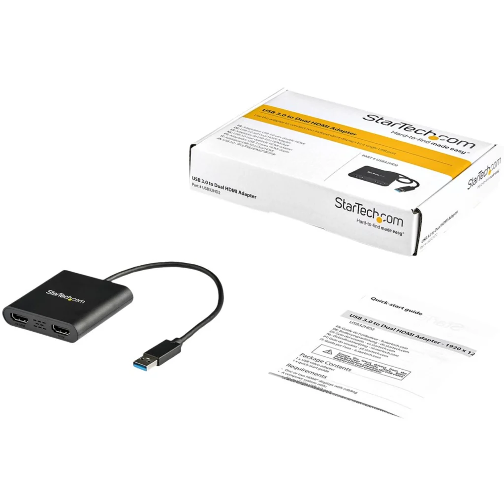 Imagen 10 de Adaptador Gráfico USB a Dual HDMI 4K para 2 Monitores