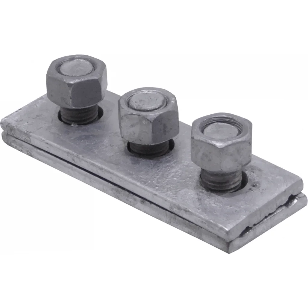 Imagen 3 de Brida Sujecion 3 Pernos 5/8T/VTRC 125x46x6x15mm para Postacion