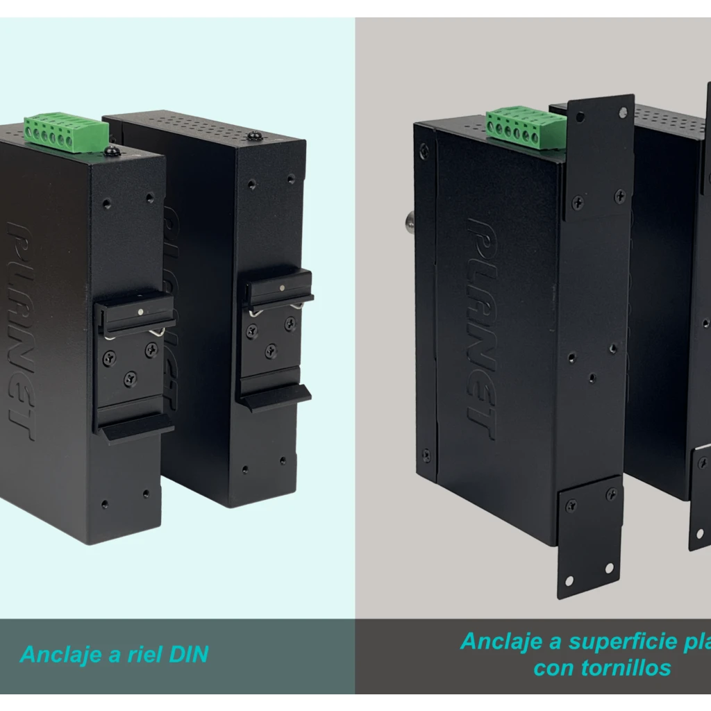 Imagen 4 de PLANET Kit Extensor 600mt-UTP/BNC 1000mbps req-Fuente 48-56VDC PoE-60W