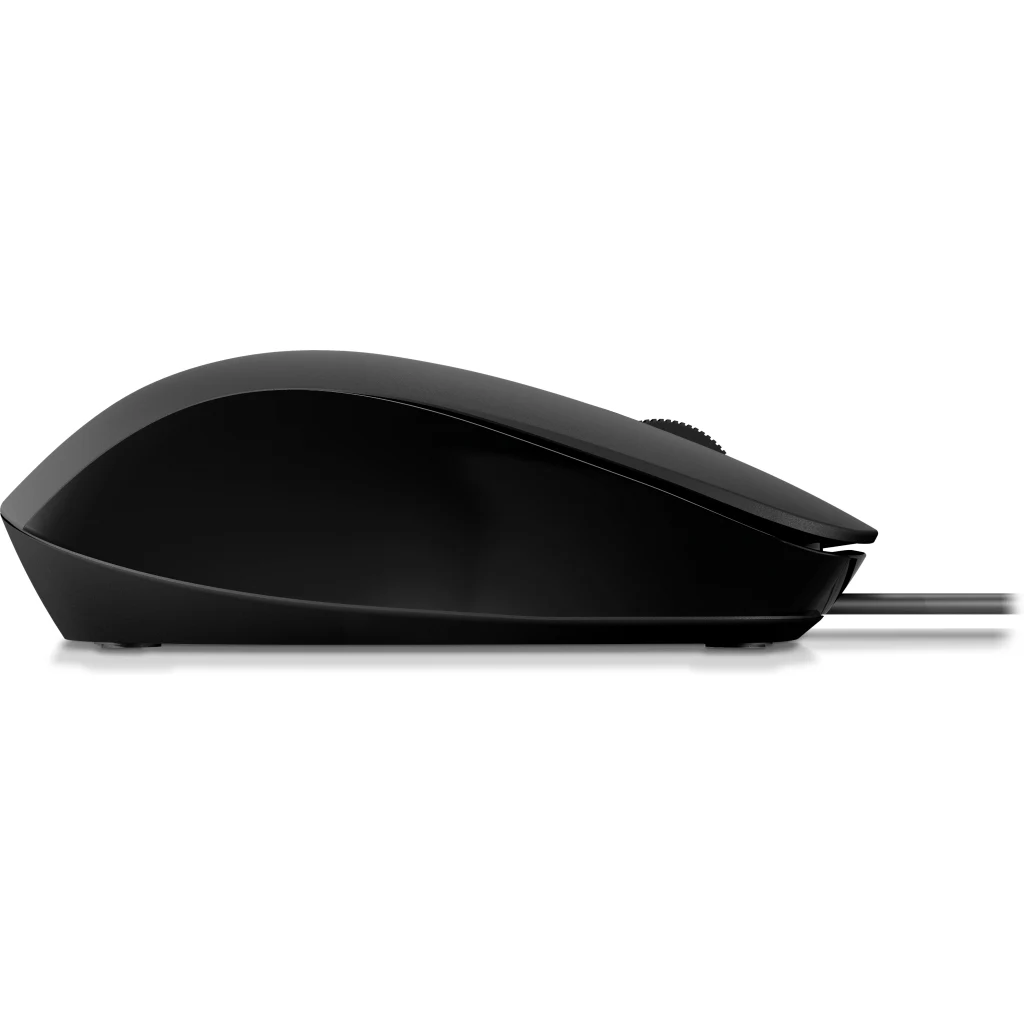 Imagen 3 de Mouse Alámbrico HP 150, Óptico 1600DPI 125 Hz 3 Botones USB Color negro